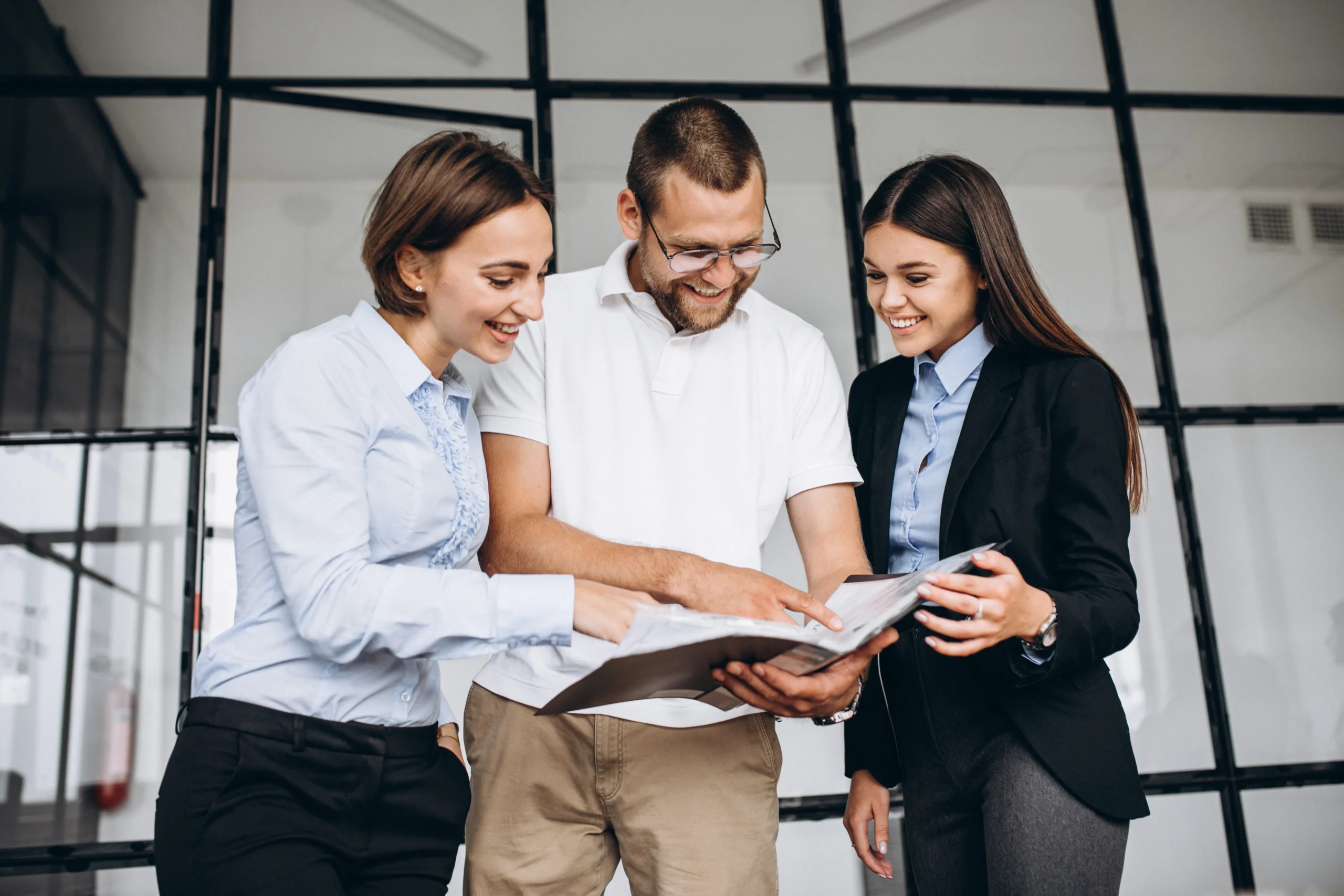 group-people-working-out-business-plan-office