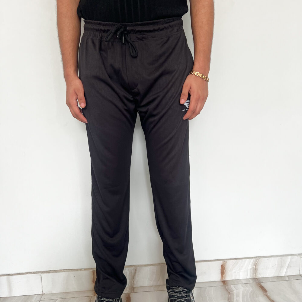 Basic Knitted Black Trouser - Image 2
