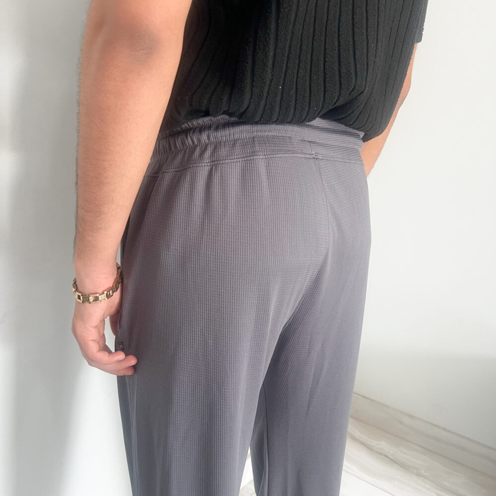 Basic Knitted Silver Trouser - Image 3